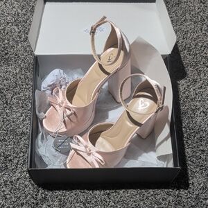 Windsor Blush Pink Block Heels